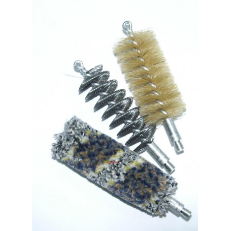 KIT 3 GRATAS ESCOPETA (LANA, CRIN, ESPIRAL ACERO) C.12-MOD.127/0