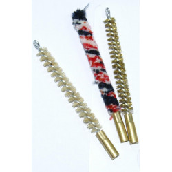 KIT 3 GRATAS RIFLES (LANA, CRIN, CEPILLO LATÓN) C.22mm-MOD.127/1
