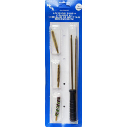 BLISTER LIMPIEZA RIFLE 3 BAQUETAS LATÓN C.300WM-MOD.100/4