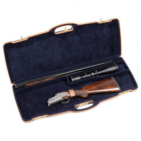 MALETÍN NEGRINI MOD.1623 LX BORDE DE PIEL ESCOPETAS Y RIFLES