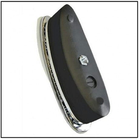 CANTONERA DE GOMA NEGRO T.55 PLANA 26x140x50