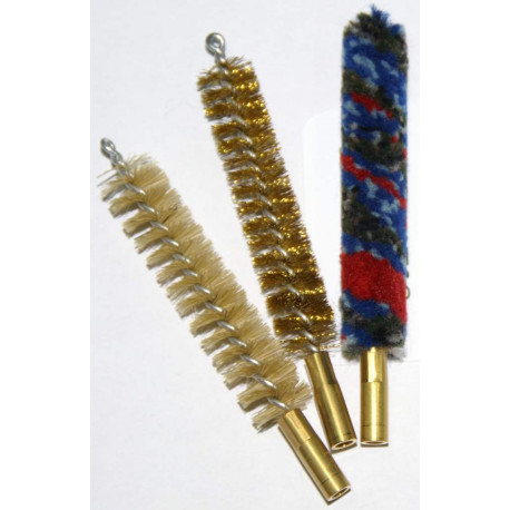 KIT 3 GRATAS RIFLES (LANA, CRIN, CEPILLO LATÓN) C.9mm-MOD.127/1